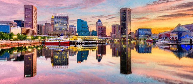 Baltimore Maryland Skyline